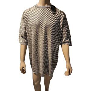 SYLLABLES system new size 3XLB mens vintage short sleeve shirt t sweater wool 3x